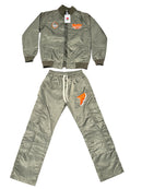 Bomber Jacket Cargo Pant Set