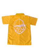 Button Short  Sets Front and Back Zipper Pockets