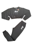 Women's Crop Top Sweatsuit