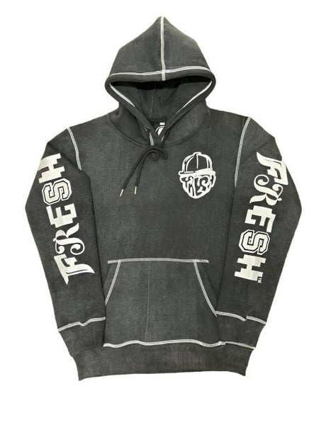 Sweat à Capuche Zip Rebel8 'Cover The 8' - Charcoal Heather - Neuf Avec étiquettes